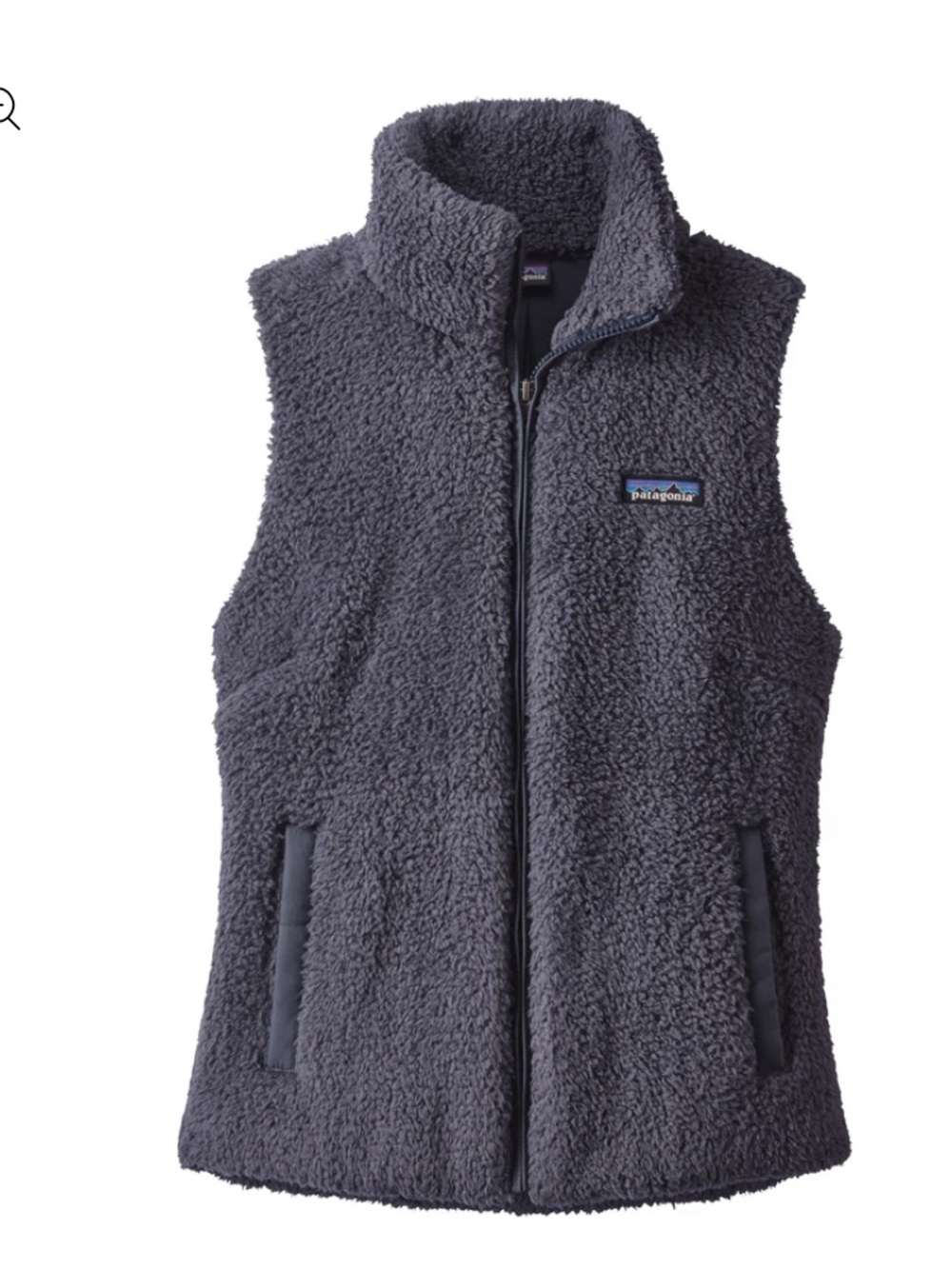 Patagonia Women's Los Gatos Fleece Vest in Smolder Blue Sz S